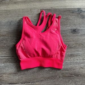 Gymshark ultra seamless sports bra pink